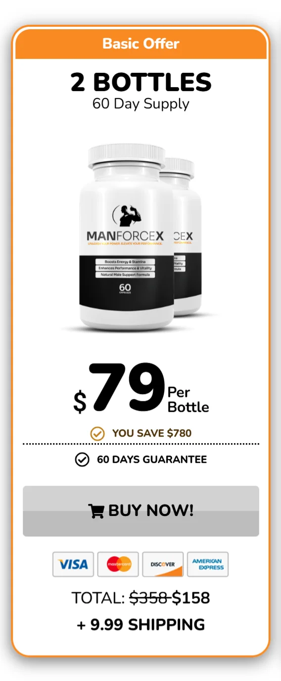 ManForceX™ 2 bottles pricing